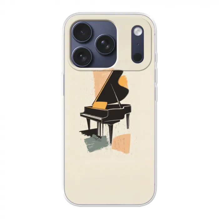 Vleugel - Zwart - Abstract - Illustratie Telefoonhoesje iPhone 17 Pro klein -3d