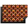 Patroon - Retro - Kleurrijk Inductie beschermer vinyl 3mm klein 276 -3d