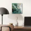 Groen - Modern - Marmer - Abstract aluminium wit klein -sfeer5