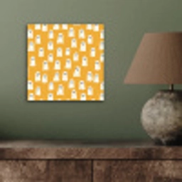 Halloween - Spookjes - Oker aluminium wit klein 46 -sfeer2