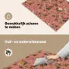 Klassiek - Botanisch - Roze Inductie beschemer met haakjes klein 777 -ky-schoon-nl