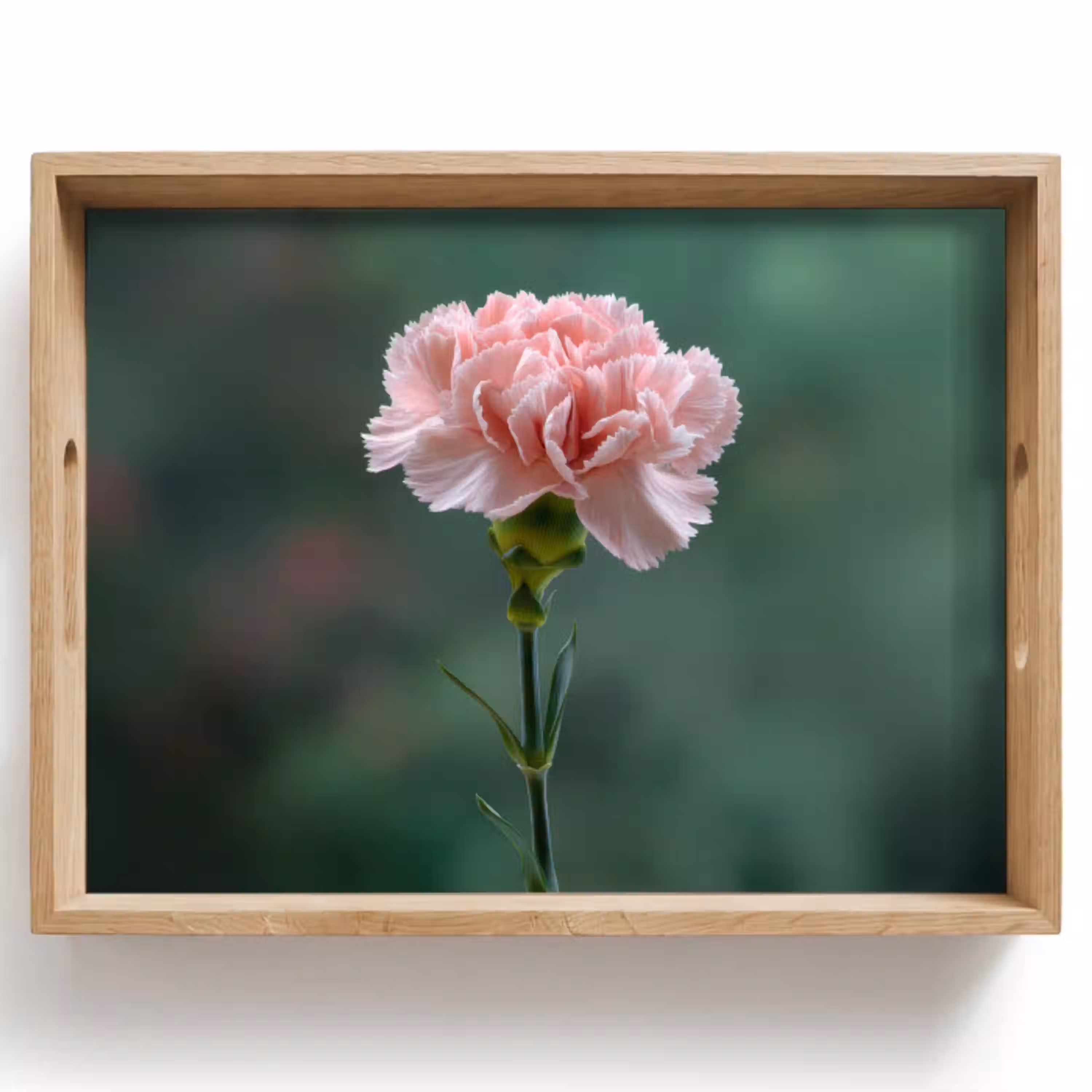 Anjer - Roze - Bloemblaadjes Dienblad Rechthoek middel -z3d_shopping