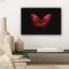 Vlinder - Rood - Minimalistisch canvas 2cm klein -sfeer6