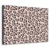 Vlekken - Beige - Luipaard Textielframe zwart klein 947 -3d