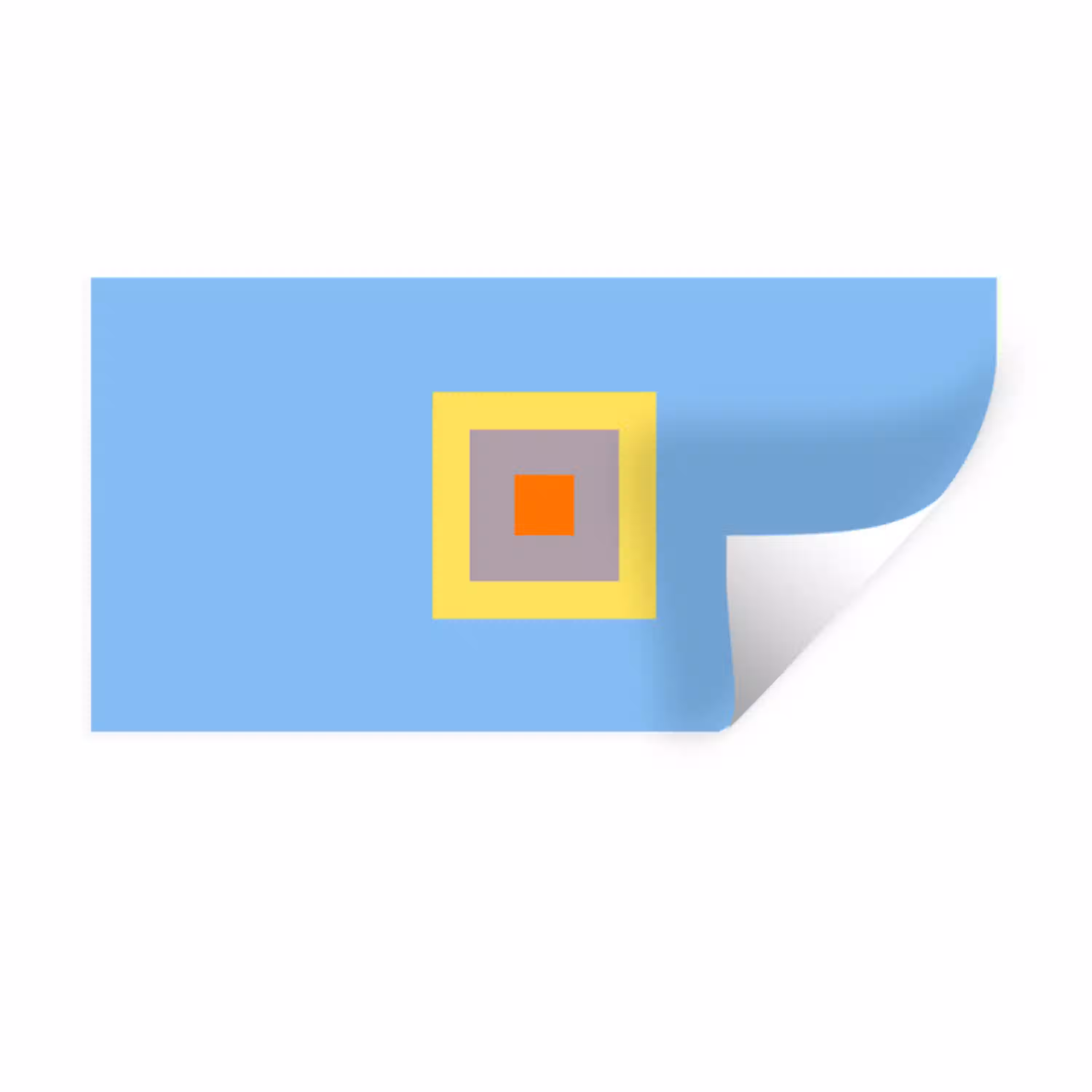 Abstract - Geometrisch - Kleurrijk - Modern - Vormen Muursticker klein -3d