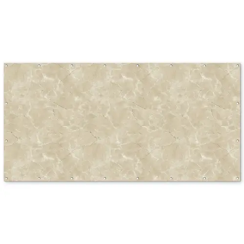 Lichtbeige - Marmer - Diffusie adering Balkonbeschermer Duitsland klein 596 -zz_3d