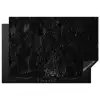 Robuuste Kliffen in Monochroom Inductie beschermer vinyl 3mm klein -3d