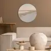 Kustlijn - Horizon - Hek Akoestische PET Vilt - Rond klein -sfeer1