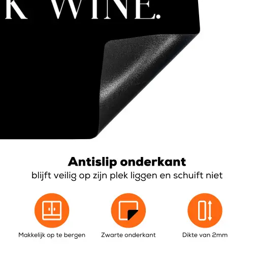 Culinaire Afspraak Inductie beschermer vinyl 3mm klein -zzzzzzz-td-onderkant
