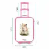 Dier - Natuur - Hamster Kinderkoffer - Roze klein -productfoto_formaten
