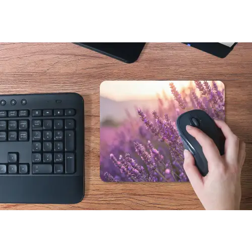 Lavendel - Paars - Zonlicht muismat rubber klein -toetsenbord