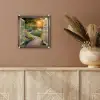 Doorkijk - Bloemen - Natuur - Zon - Pad plexiglas 5mm klein -sfeer5