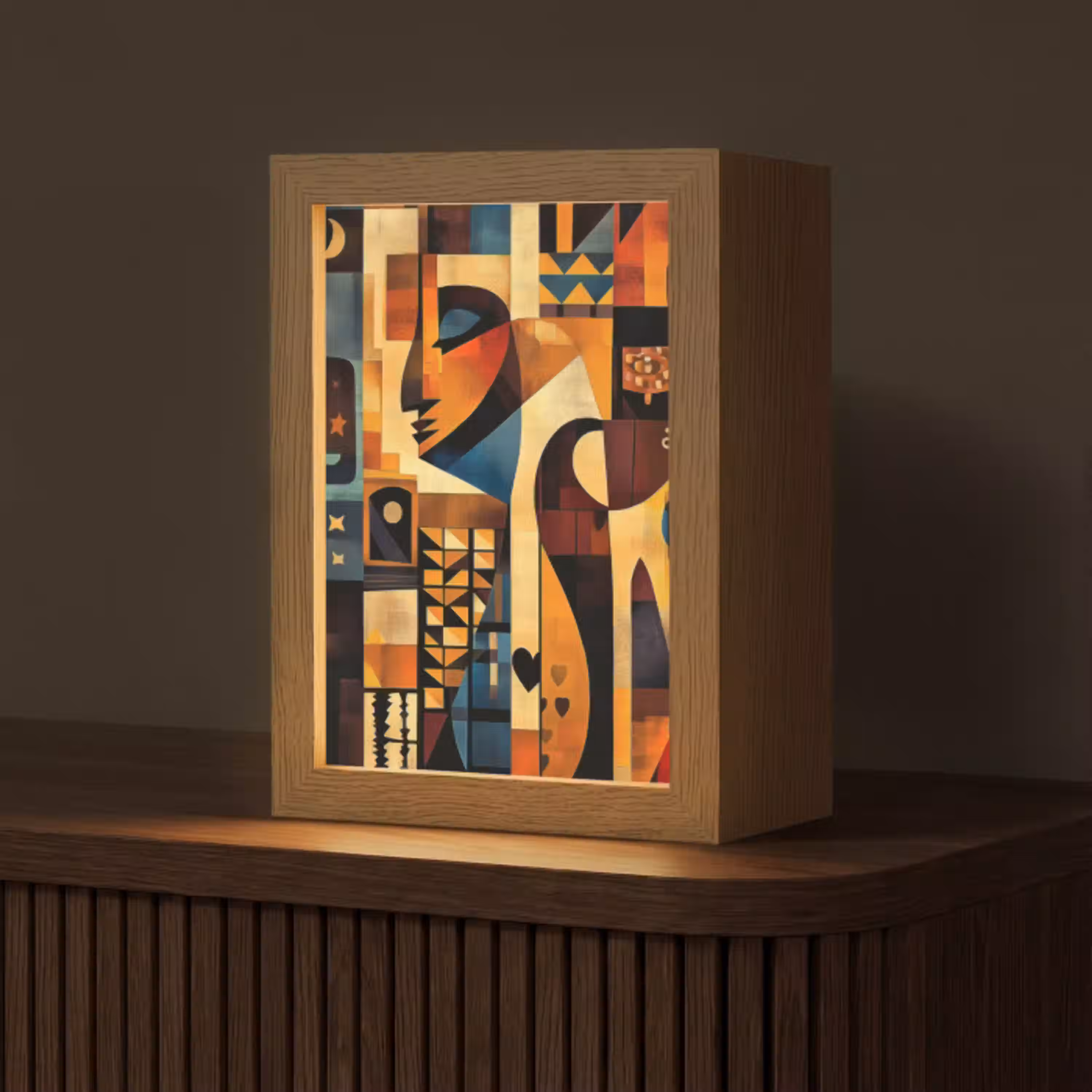 Figuren - Abstract - Symbolen Light Box met kabel (Tafellamp) klein -z3d_website