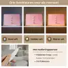 Golfballen - Roze - Drie Light Box met kabel (Tafellamp) klein -USP_lichtkleurNL