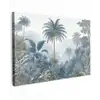 Jungle - Modern - Blauw - Groen canvas 2cm klein -z3d