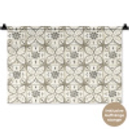 Antiek - Tegel - Beige Wandkleed katoen klein 269 -t3d_DE