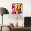 Bloemen - Kleurrijk - Stippen aluminium wit klein -sfeer5