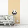 Panda - Beige - Minimalistisch fotobehang vinyl groot -woonkamer