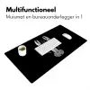 Kreeft - Zilver - Metallic - Luxe Muismat XXL klein -sfeer4