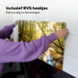 Bos - Beek - Zonlicht - Natuur - Groen Inductie beschemer met haakjes klein -ky-ophangen-nl