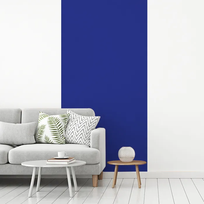 Blauw - Effen kleur - Donkerblauw fotobehang vinyl groot 64 -woonkamer