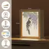 Specht - Bloemen - Paars Light Box met kabel (Tafellamp) klein -USP_NL