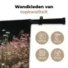 Hert - Wilde bloemen - Bos Wandkleed katoen klein -sfeer2