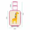 Giraffe - Dier - Kleurrijk Kinderkoffer - Roze klein -productfoto_formaten