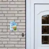 Gekleurde tulpen lucht - Klassiek Naambord Huisje klein -sfeer1
