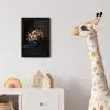 Groot - Bloemen - Vaas - Boeket fotolijst zwart zonder passe partout klein -usfeer4_kinderkamer