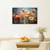 Bloemen - Kleurrijk - Abstract Canvas - Meerluiken 2 luik klein -sfeer4