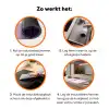 Cocktail - Paars - Minimalistisch - Citroen Inductie beschermer vinyl 3mm klein -zzzzzzz-td-werking