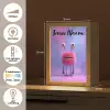 Monster - Roze - Paars Light Box met kabel (Kinderlampje) klein -USP_NL
