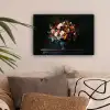 Groot - Bloemen - Vaas - Boeket canvas 2cm klein -sfeer1