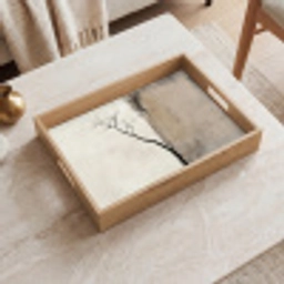 Wabi sabi - Plant - Beige Dienblad Rechthoek middel -sfeer1