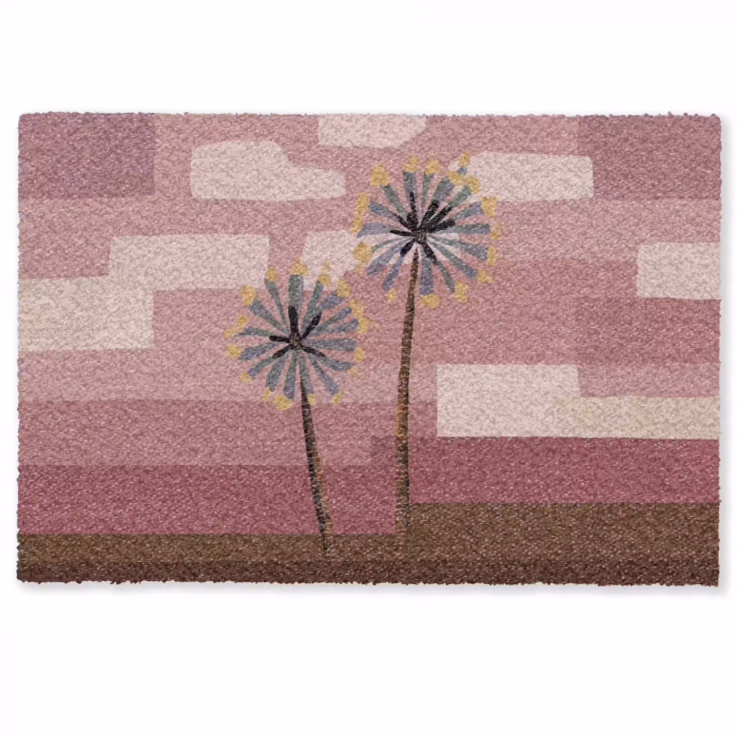 Illustratie - Bloemen - Vlakken - Abstract Deurmat klein -zkaufland3d