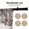 Wolf - Winter - Sneeuw - Natuur - Dieren Wandkleed katoen klein -sfeer2