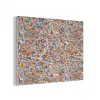 Blauw - Waterverf - Chaos PET vilt klein 837 -3d