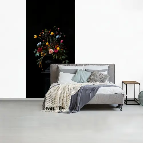 Klassiek - Vaas - Boeket - Bloemen fotobehang vinyl groot -slaapkamer