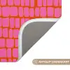 Organisch - Raster - Roze Badmat klein 997 -USP_AntislipNL