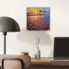 Zee - Strand - Zonsondergang - Wolken - Horizon plexiglas 5mm klein -sfeer6