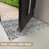 Zwart - Wit - Zebra - Patroon Deurmat klein 898 -USP_NL