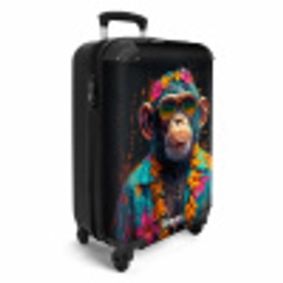 Chimpansee met Hawaii blouse NBS - Handbagage koffer - Unisex middel -productfoto_3d