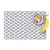 Oceaan - Koraal - Blauw - Wit Placemat vinyl groot 368 -zzzproduct_Kitchenyeah-website