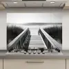Loopbrug - Hout - Strand - Zee keuken achterwand spatscherm klein -3d_website