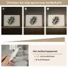 Palmblad - Subtiel - Groen - beige Light Box met kabel (Tafellamp) klein -USP_dimbaarNL