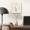 Beertje - Sneeuwvlokje - Wit - Pluizig plexiglas 5mm klein -sfeer6