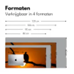 Gier - Tak - Zon - Oranje Muismat XXL klein -sfeer5