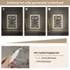 Eten - Vintage - Retro - Japandi Light Box met kabel (Wandlamp) klein -USP_dimbaarNL