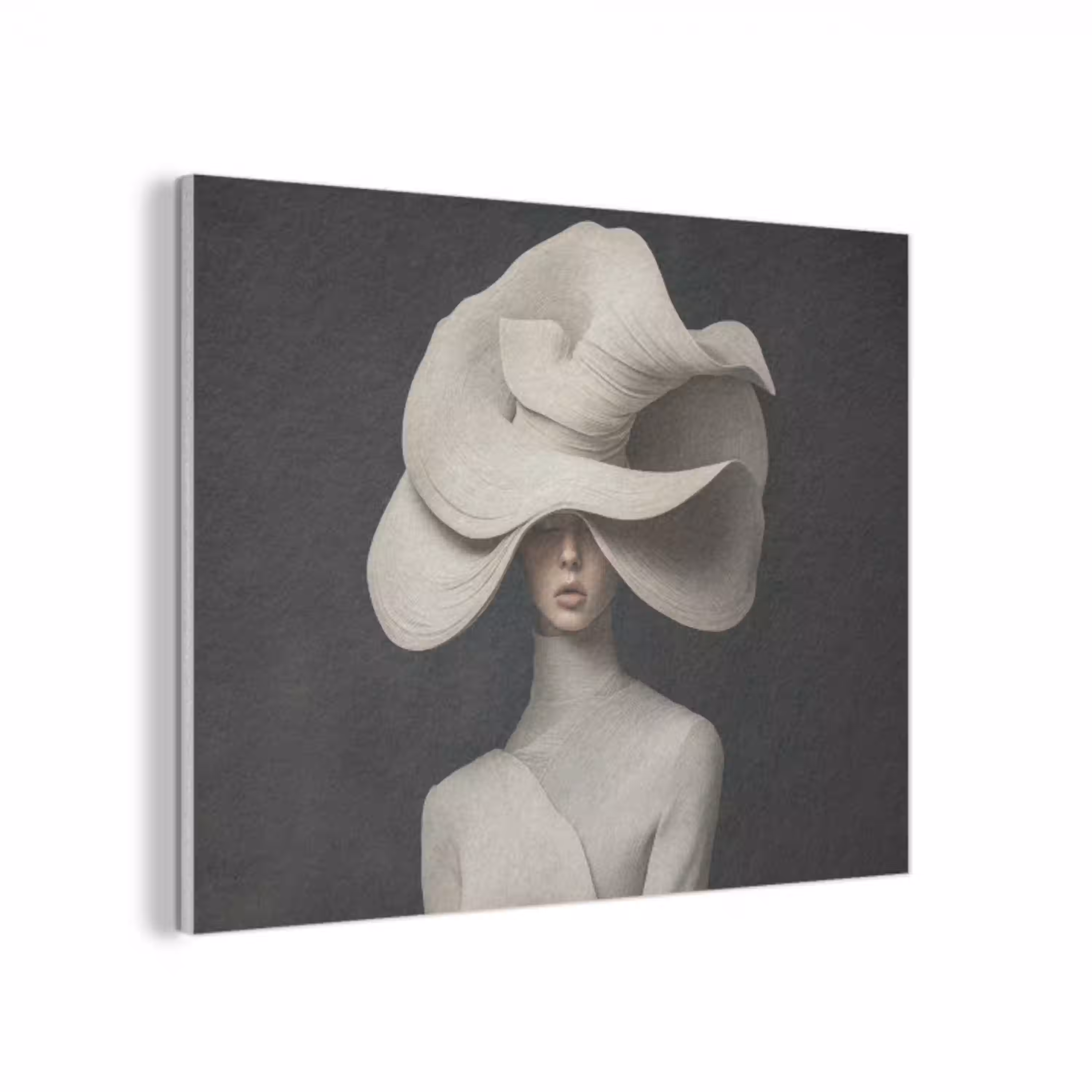 Modern - Vrouw - Hoed PET vilt klein -3d